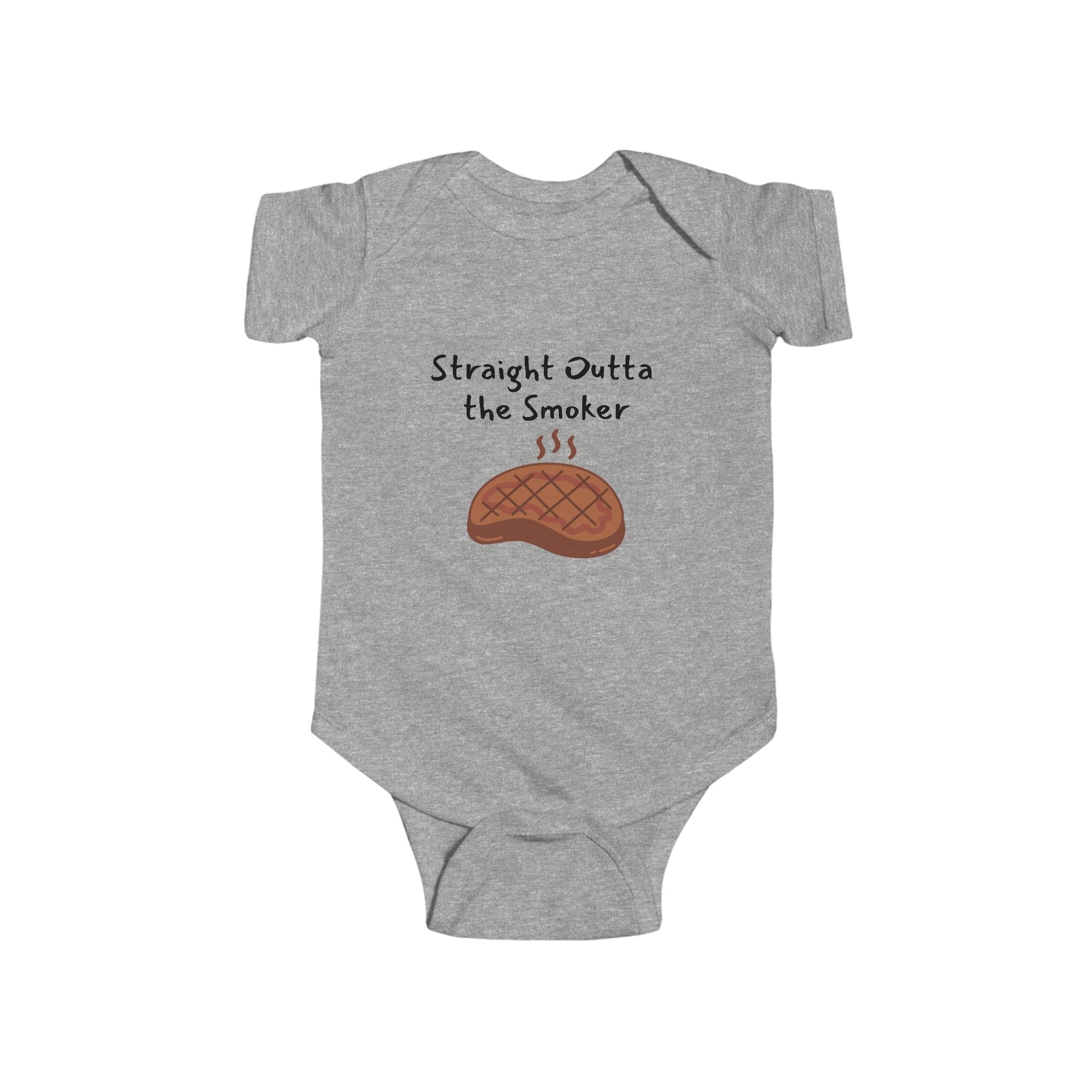 Straight Outta the Smoker Baby Bodysuit - BBQ baby bodysuit
