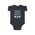 Tonight will be the night that I will Crawl for you - Emo baby bodysuit