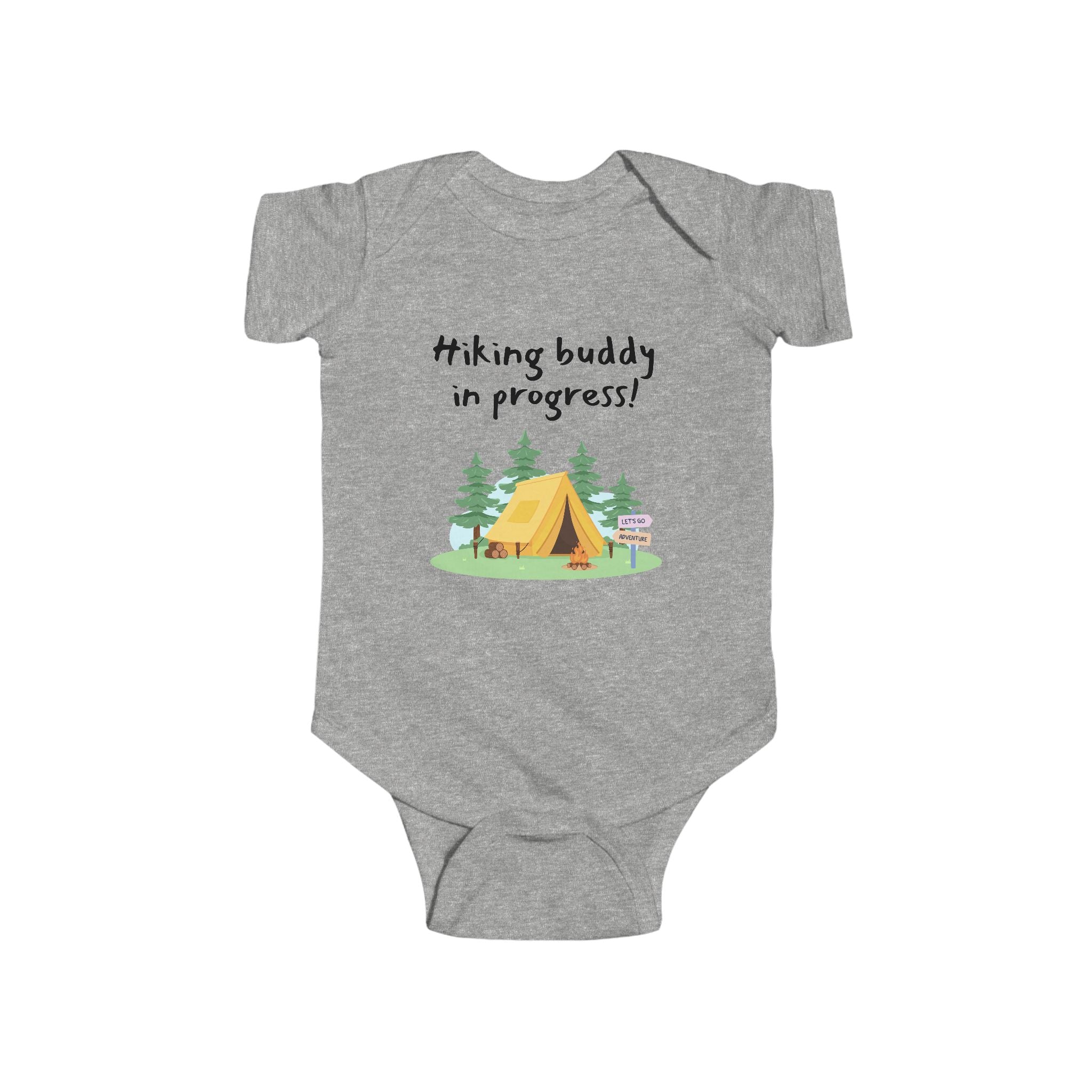 Hiking Buddy in Progress - Hiking baby bodysuit