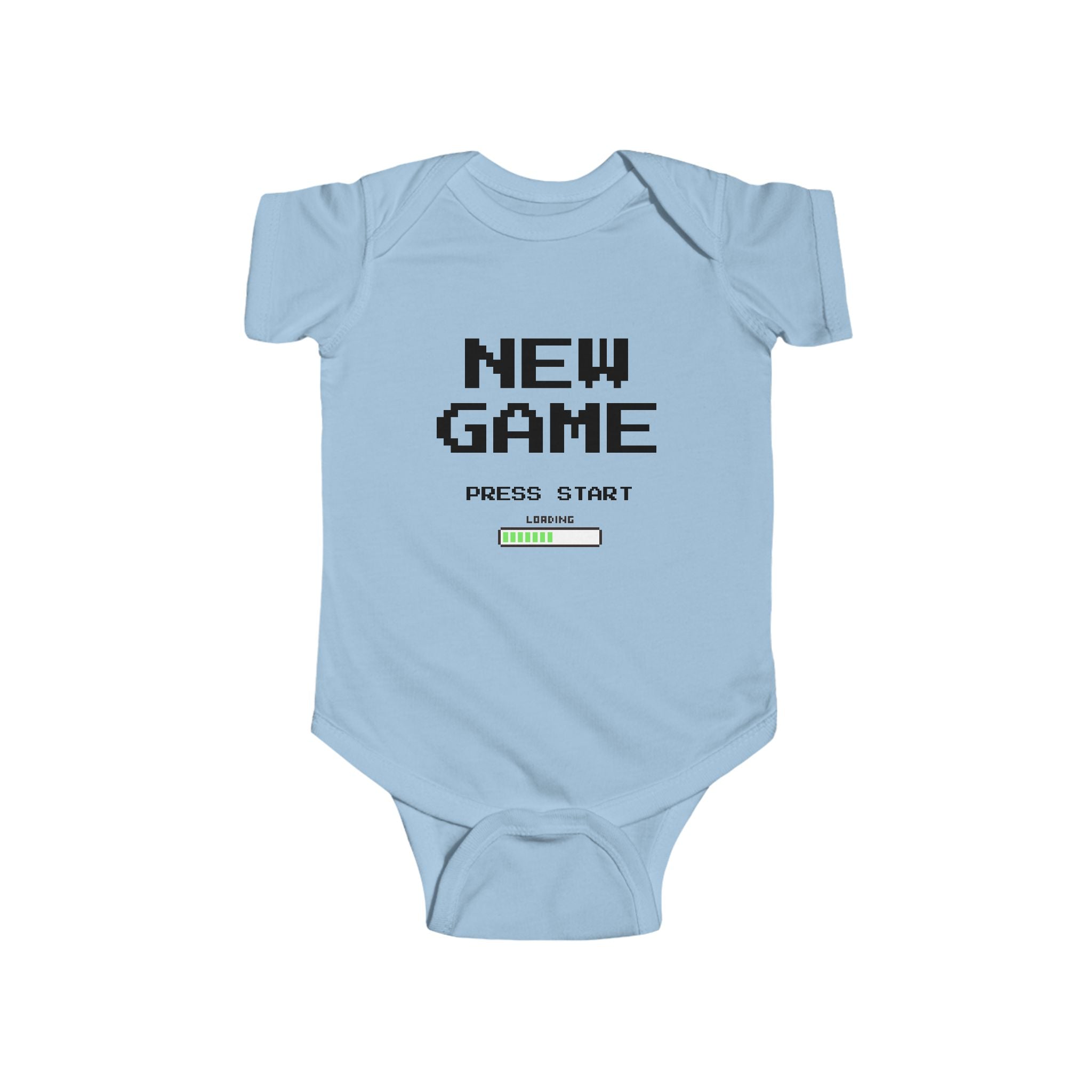 New Game Press Start - Gamer baby bodysuit