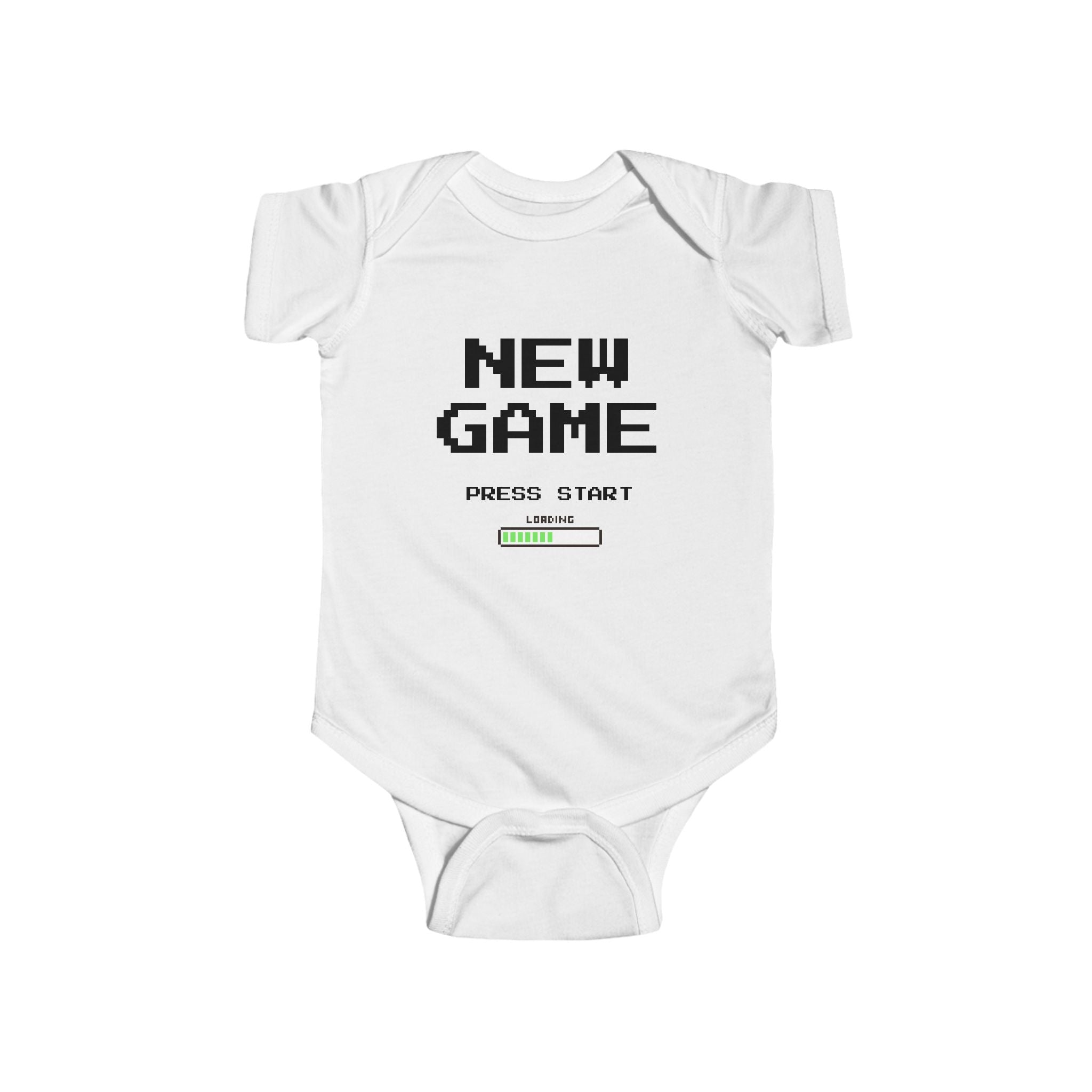 New Game Press Start - Gamer baby bodysuit