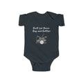 Built for Boom Bap and Bottles - Drummer Baby bodysuit