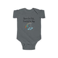 Born to Fish, Forced to Nap - Fishing baby bodysuit