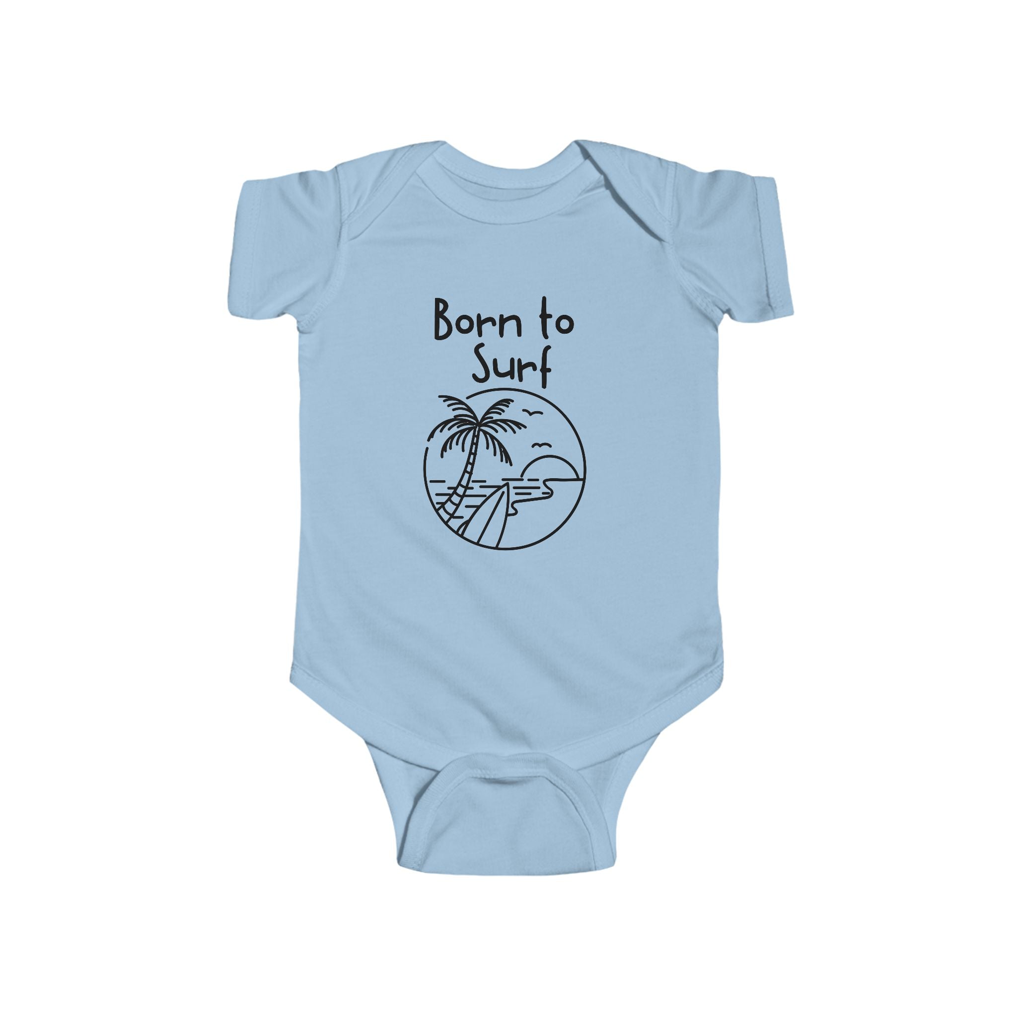 Born to Surf - Surfing baby bodysuit