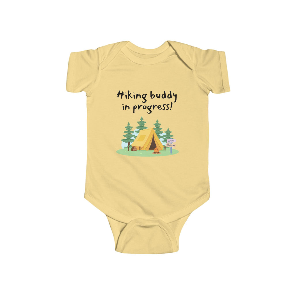 Hiking Buddy in Progress - Hiking baby bodysuit