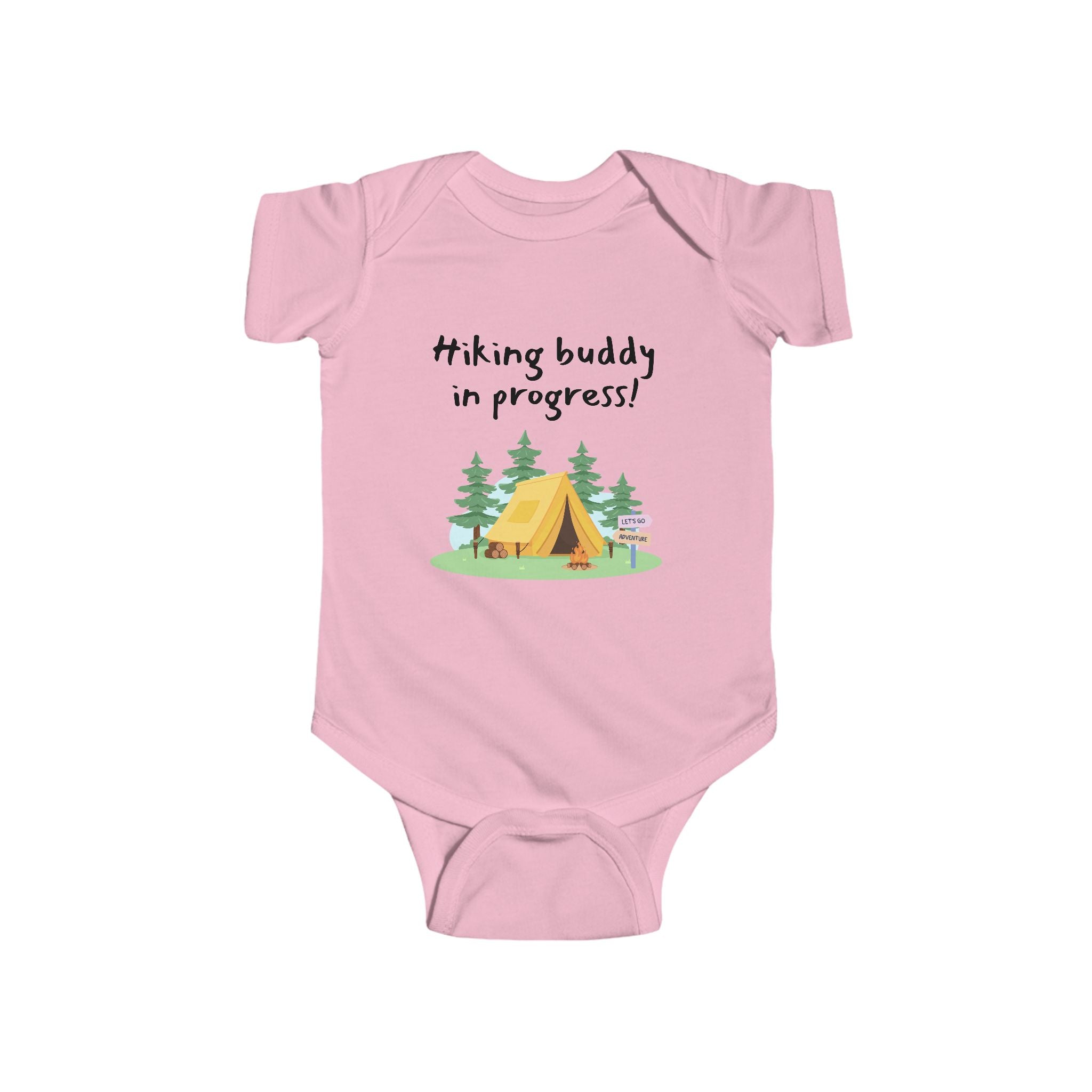Hiking Buddy in Progress - Hiking baby bodysuit