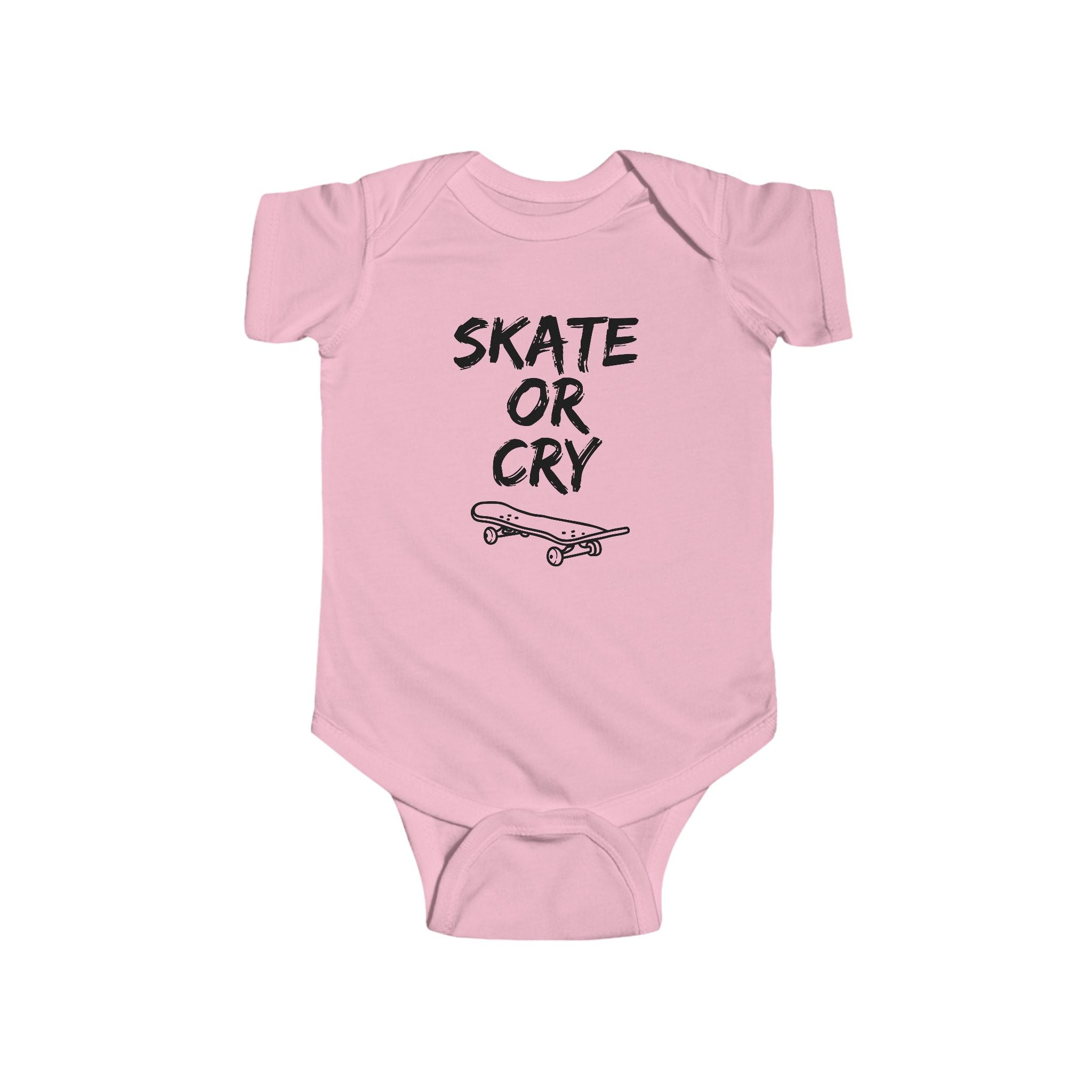 Skate Or Cry - Skateboarding baby bodysuit