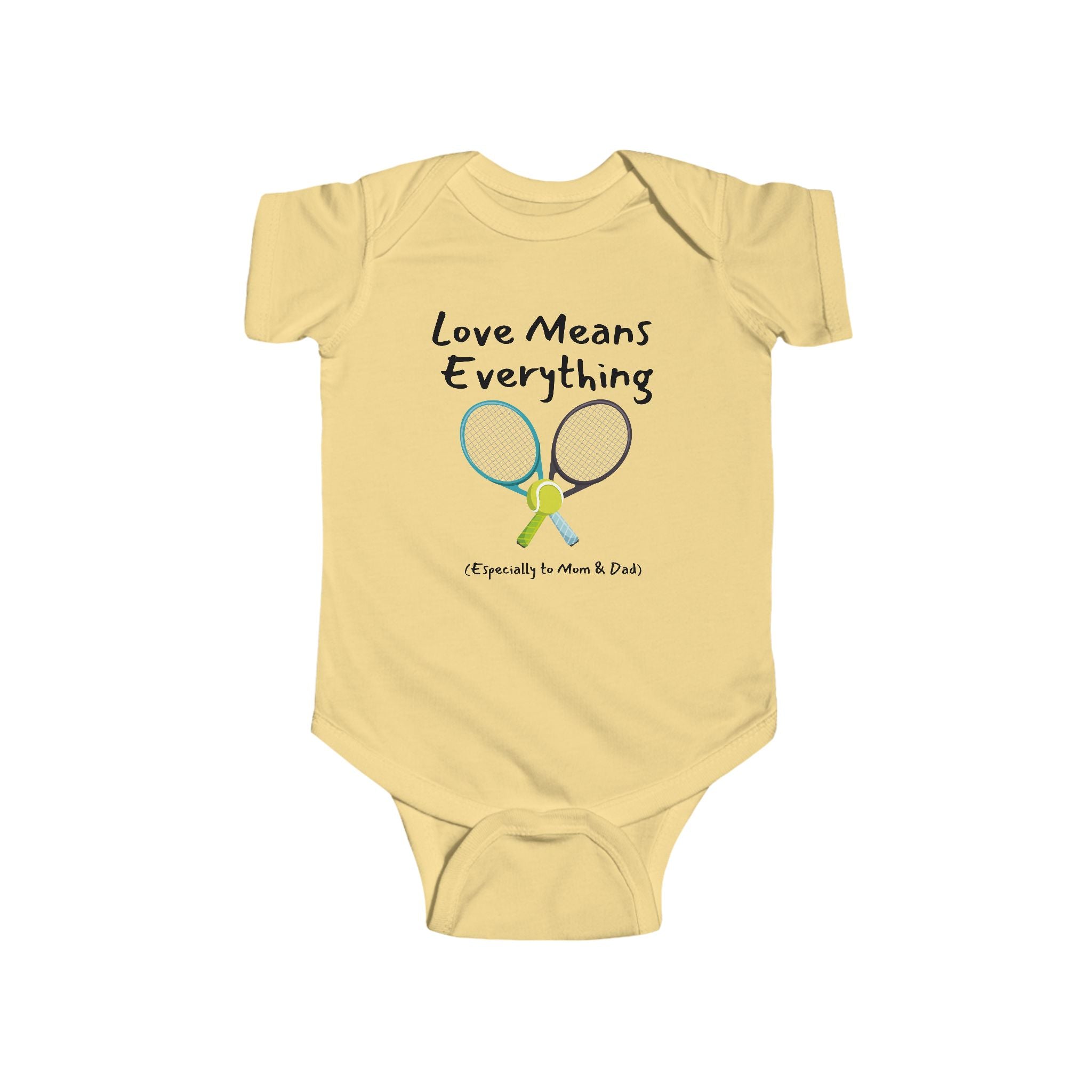 Love Means Everything - Tennis baby bodysuit