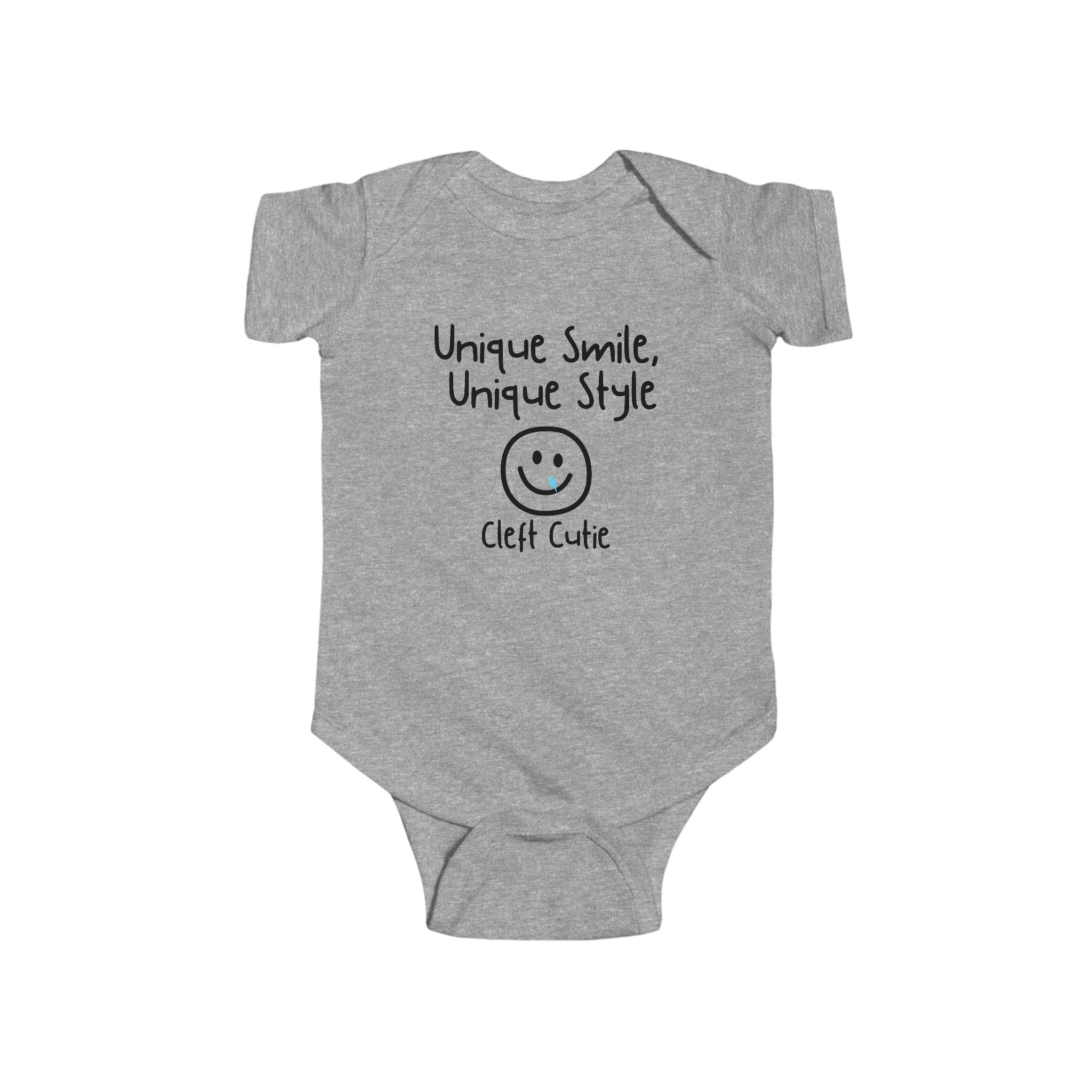 Unique Smile, Unique Style (Boy) - Cleft lip and palate awareness bodysuit