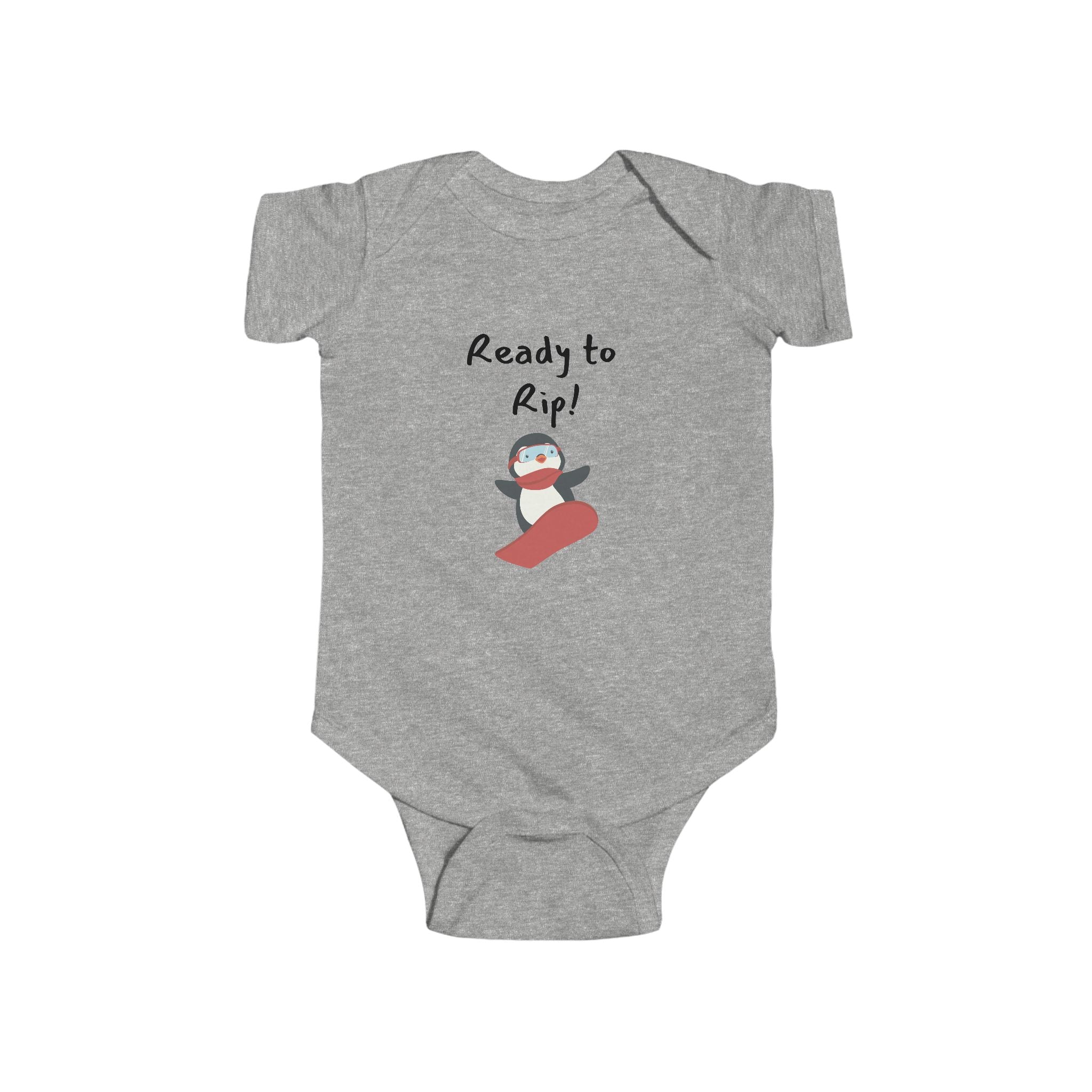 Ready to Rip - Snowboard baby bodysuit