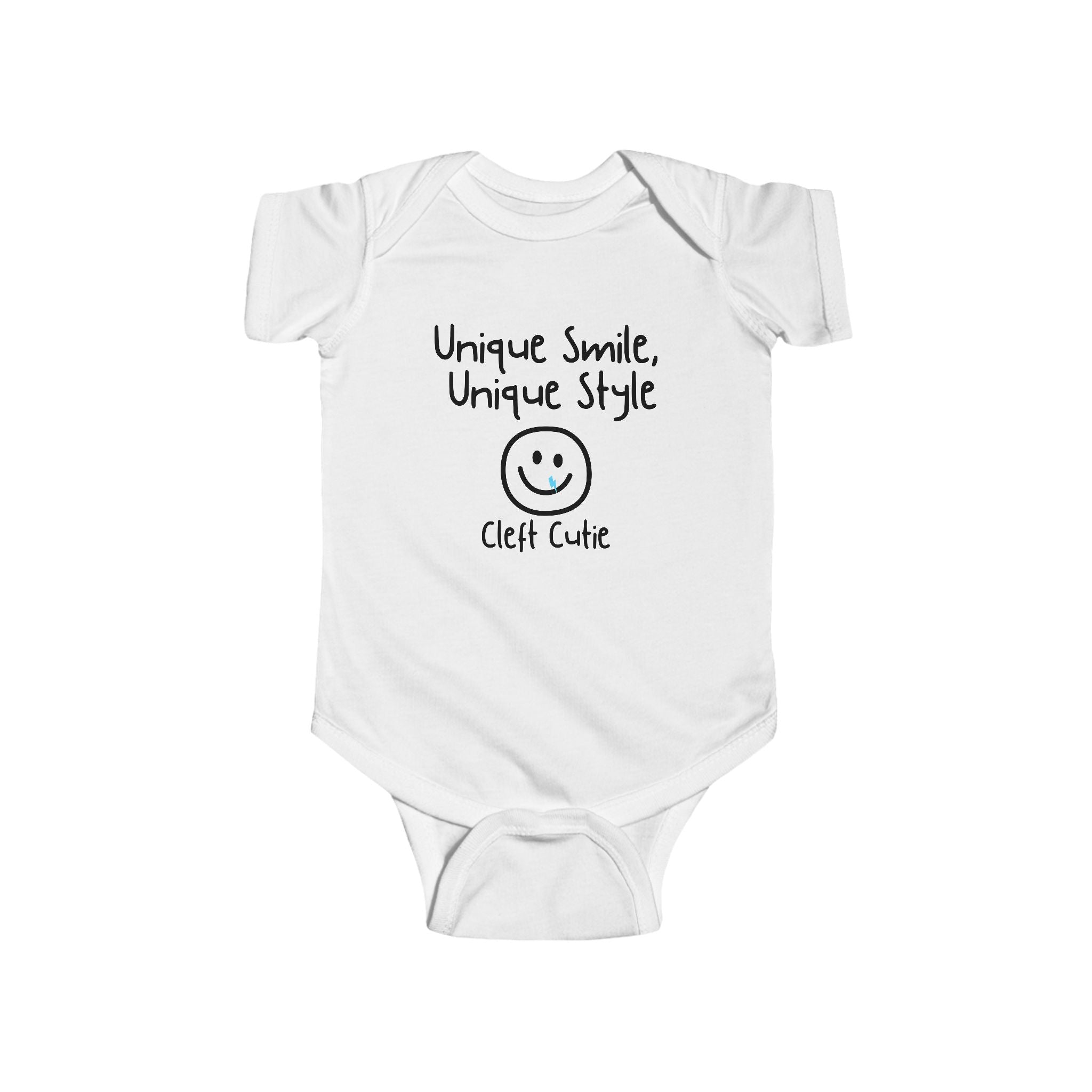 Unique Smile, Unique Style (Boy) - Cleft lip and palate awareness bodysuit