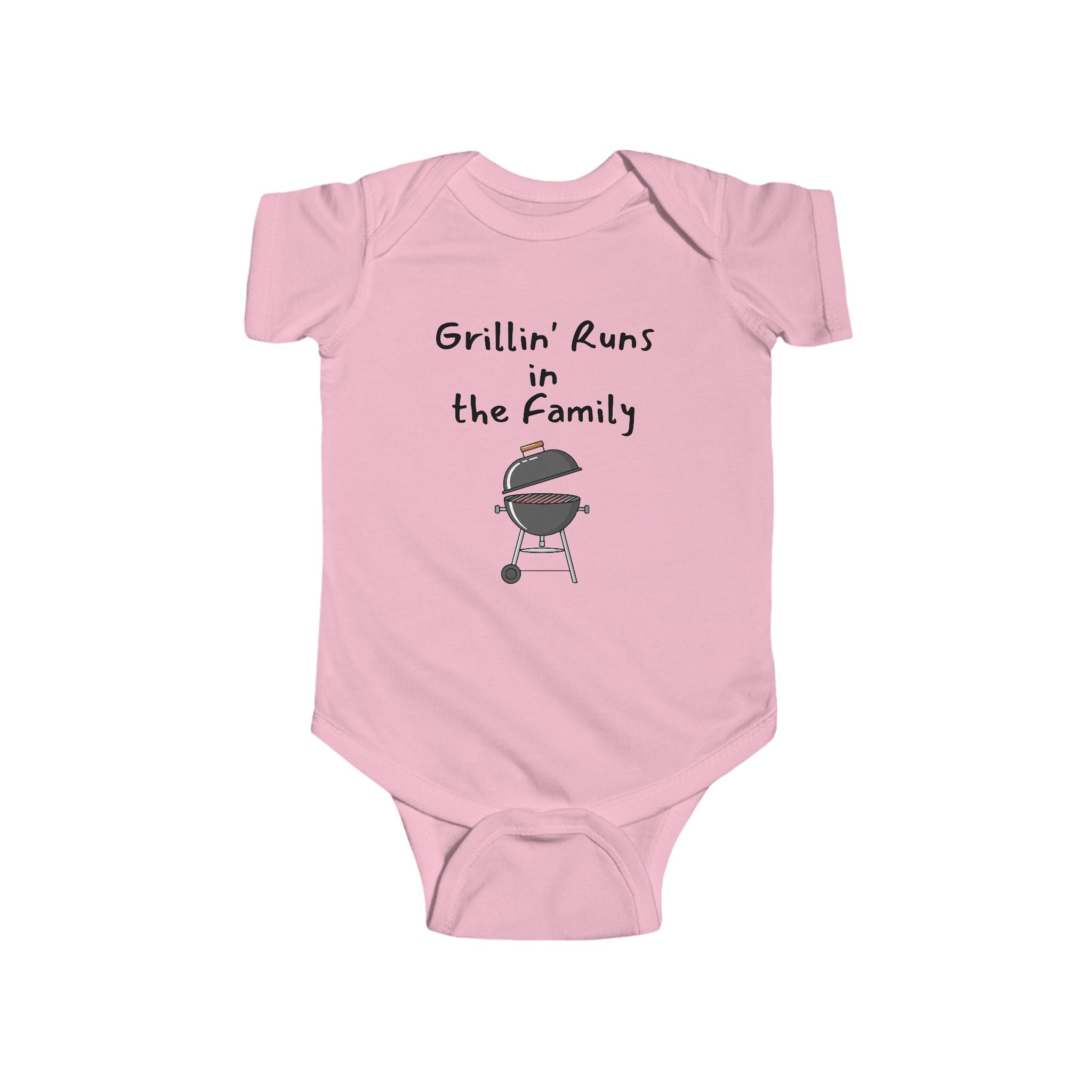 Grillin Runs in the Family Baby Shirt - BBQ baby bodysuit