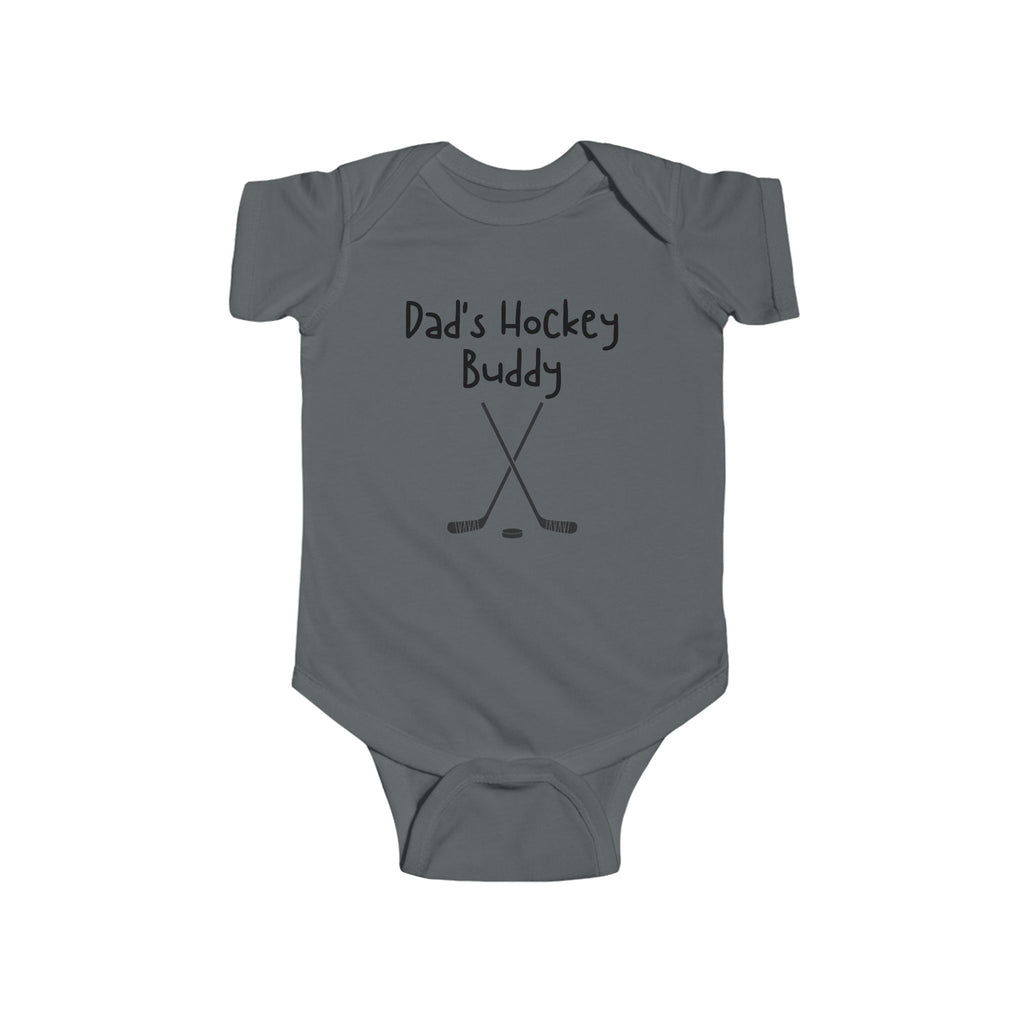 Dad’s Hockey Buddy Baby Bodysuit