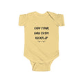 Can your Dad Even Kickflip - Skateboard baby bodysuit