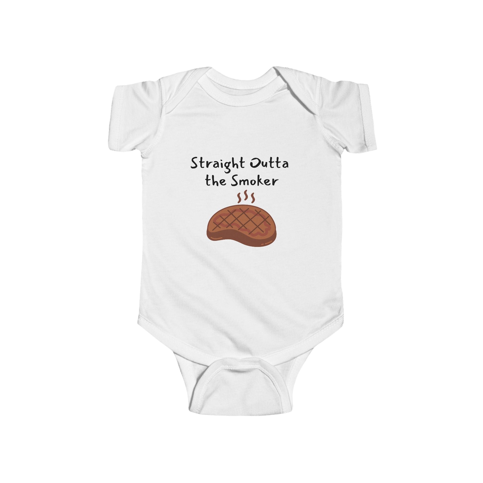 Straight Outta the Smoker Baby Bodysuit - BBQ baby bodysuit