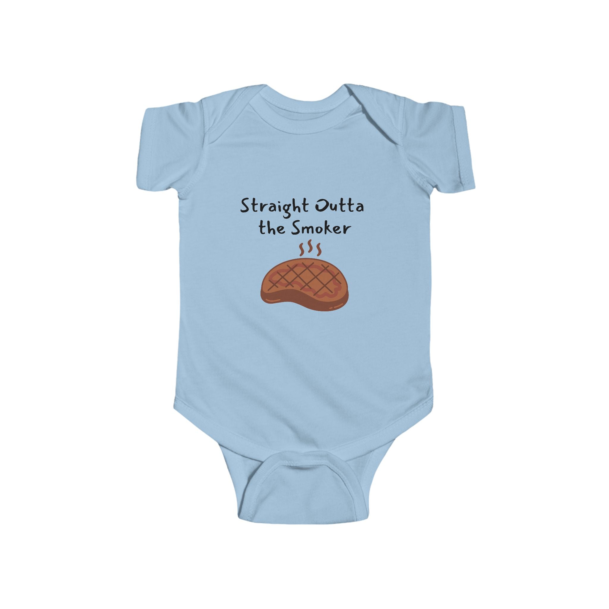 Straight Outta the Smoker Baby Bodysuit - BBQ baby bodysuit