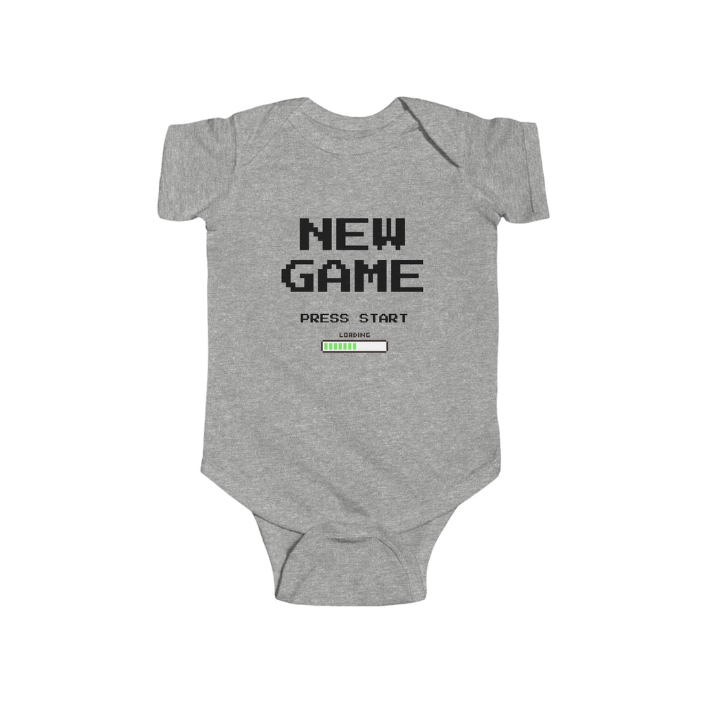 New Game Press Start - Gamer baby bodysuit