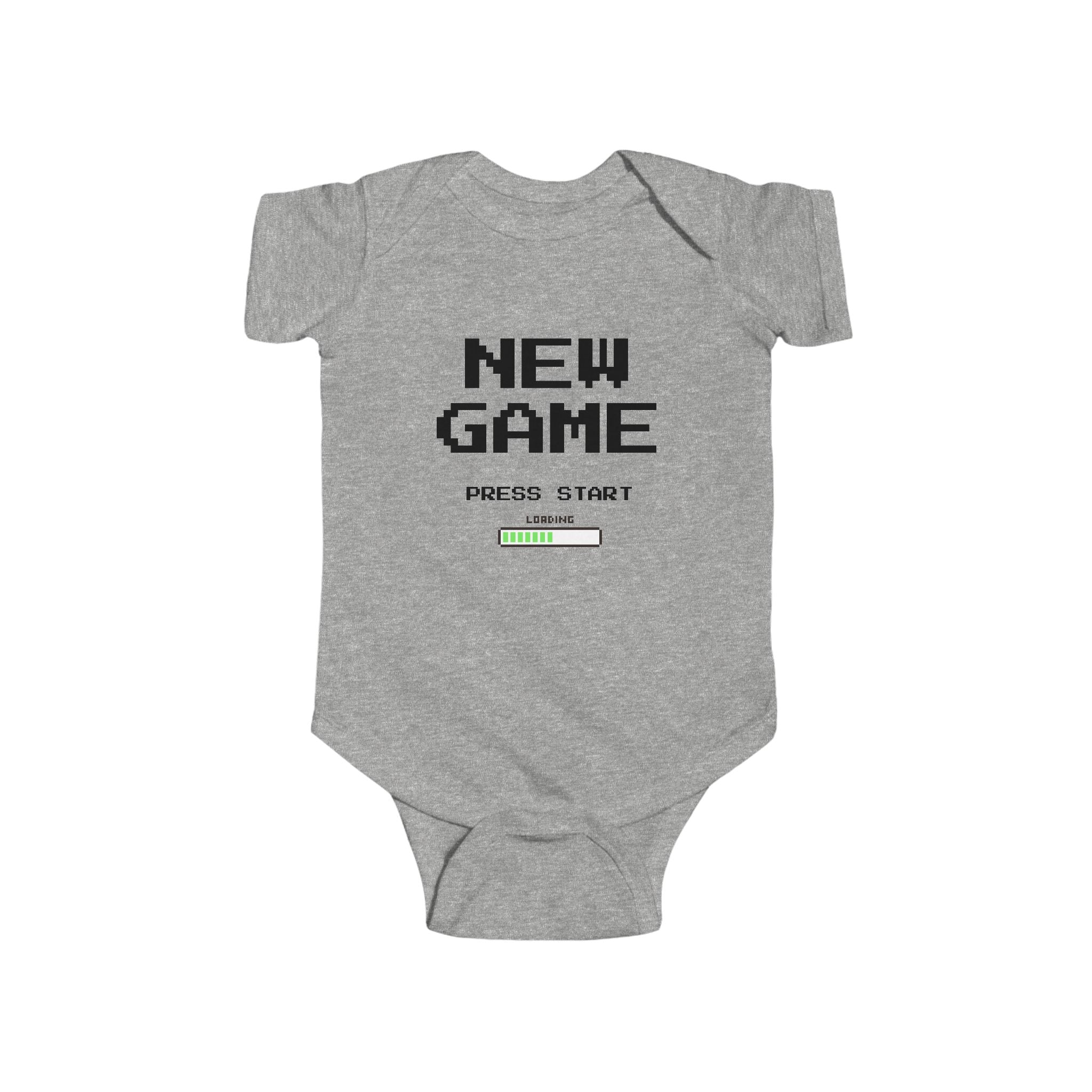 New Game Press Start - Gamer baby bodysuit