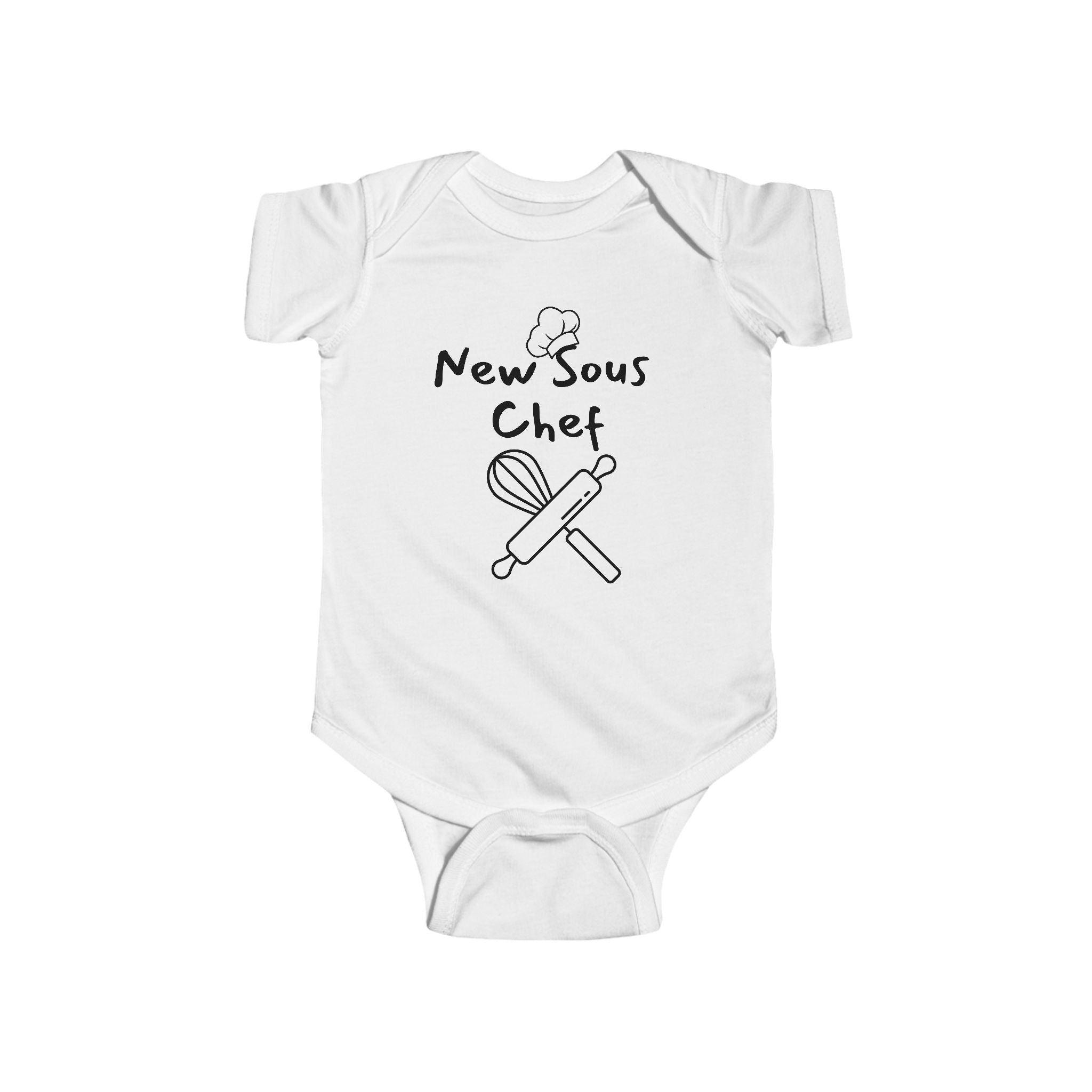 New Sous Chef - Chef baby bodysuit