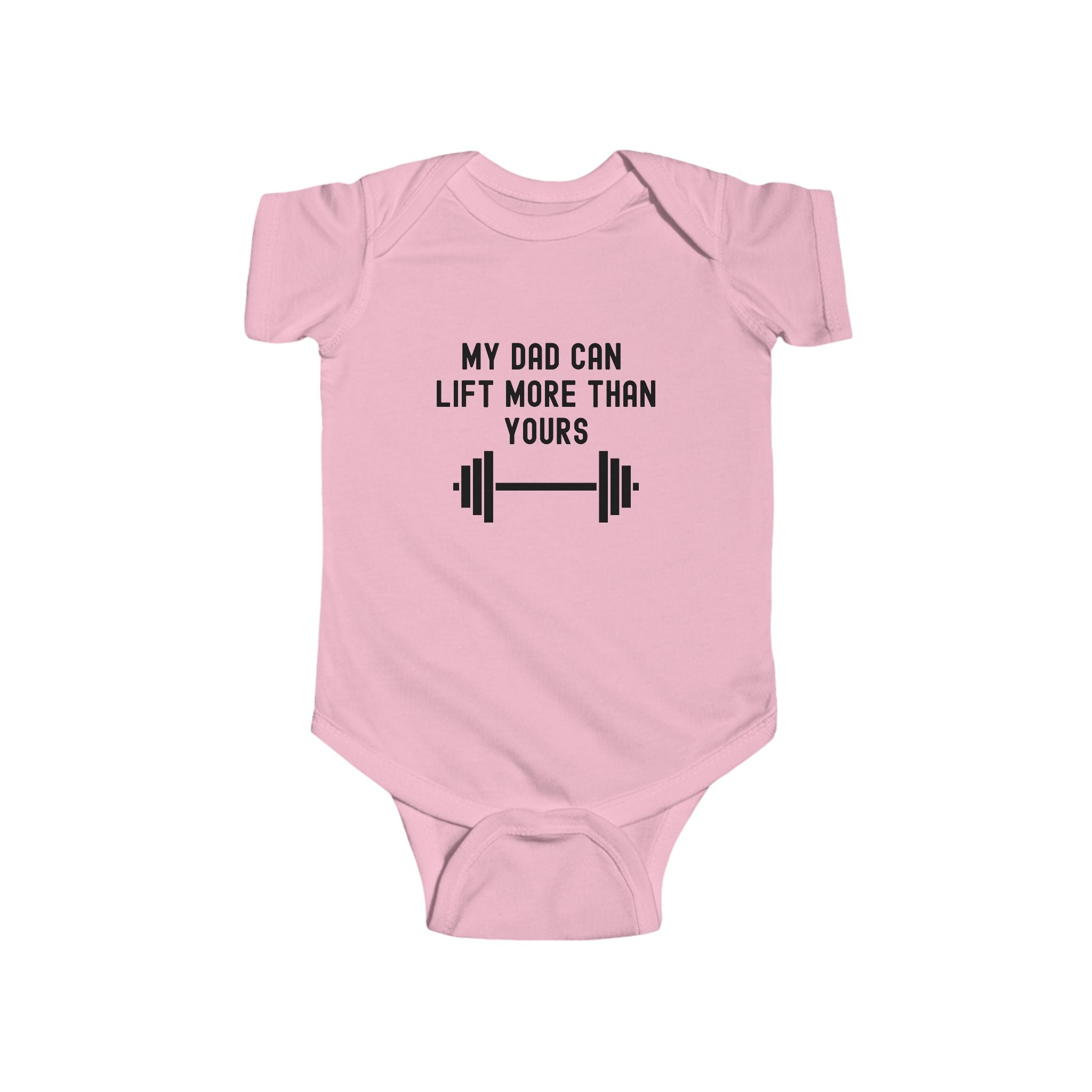 My Dad can Lift More than Yours - Bodybuilding baby bodysuit