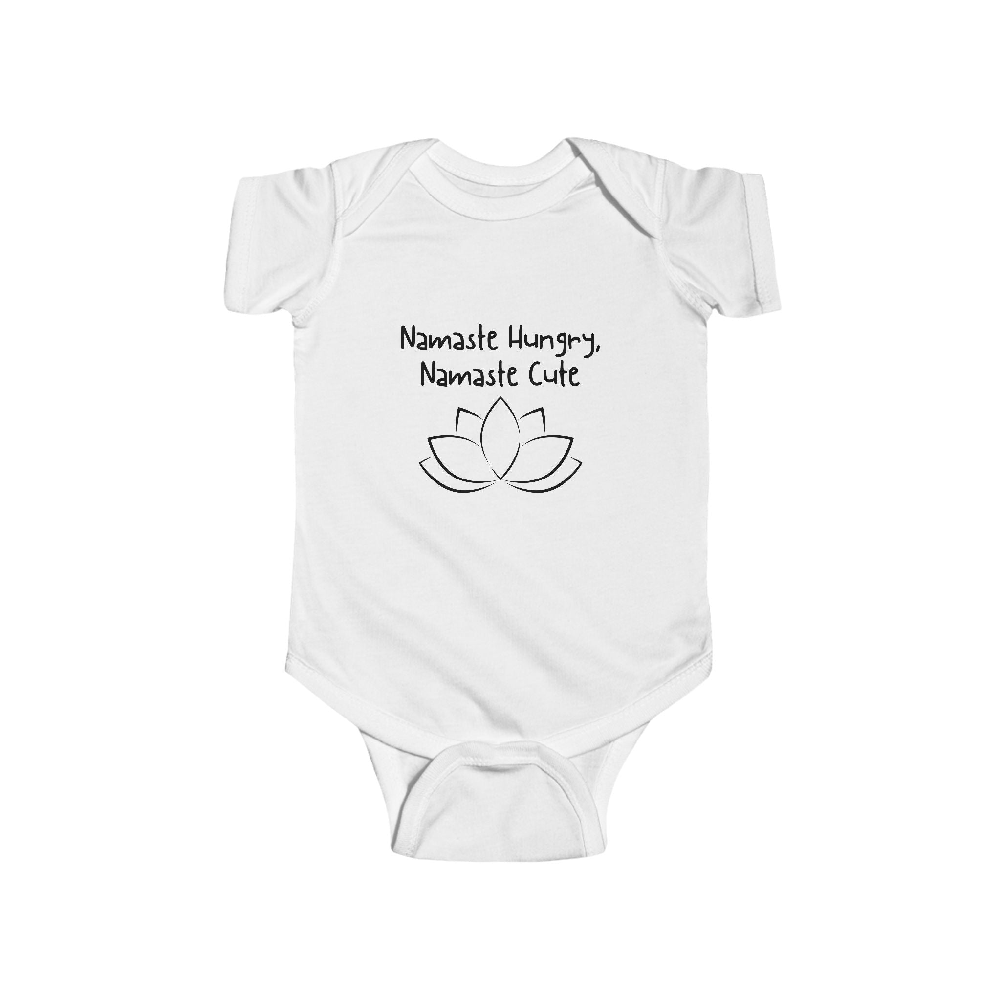 Namaste Hungry, Namaste Cute - Yoga baby bodysuit