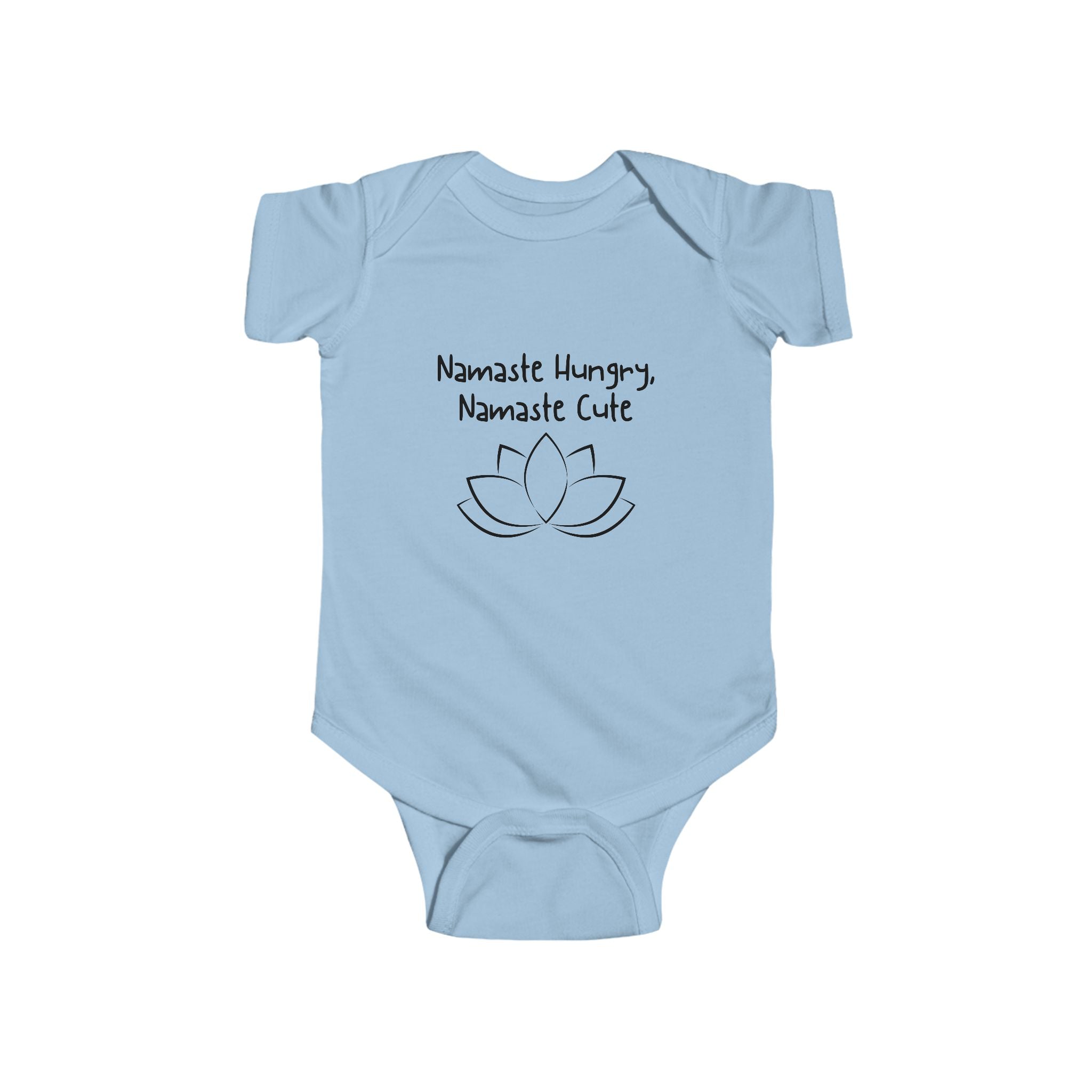 Namaste Hungry, Namaste Cute - Yoga baby bodysuit