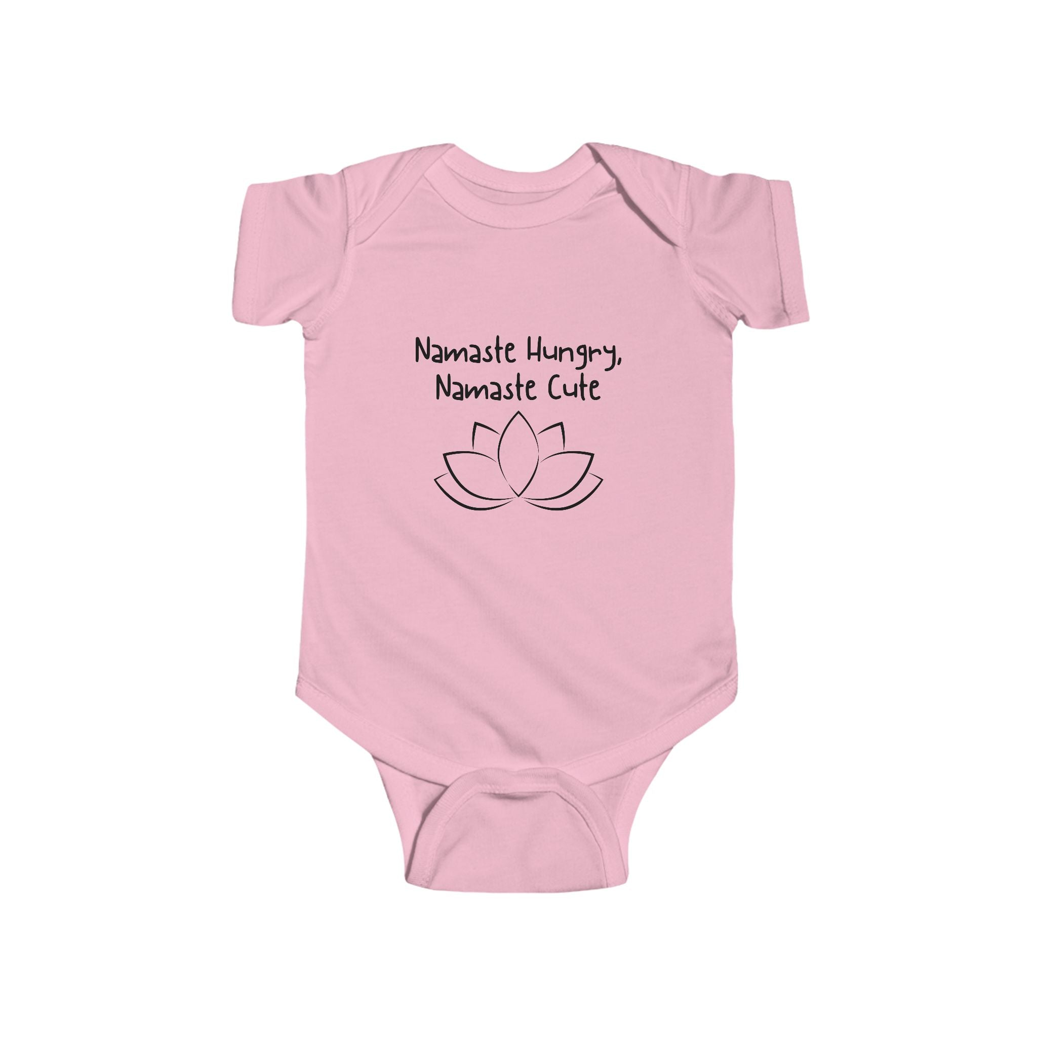 Namaste Hungry, Namaste Cute - Yoga baby bodysuit