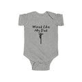 Wired Like My Dad - Lineman baby bodysuit