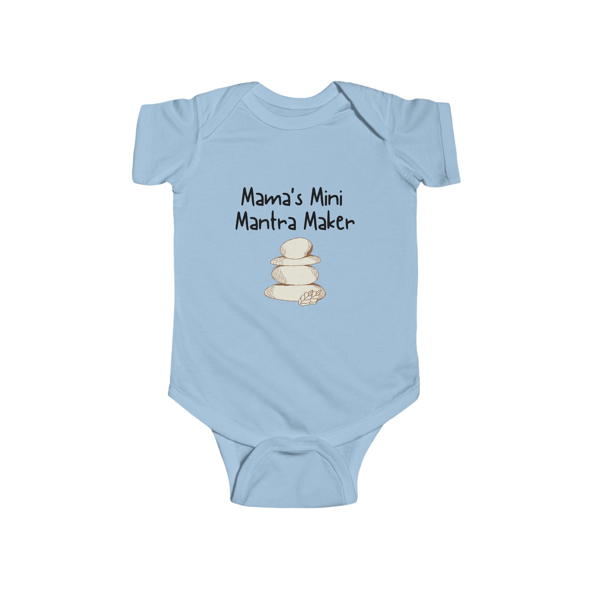 Mama's Mini Mantra Maker - Yoga baby bodysuit