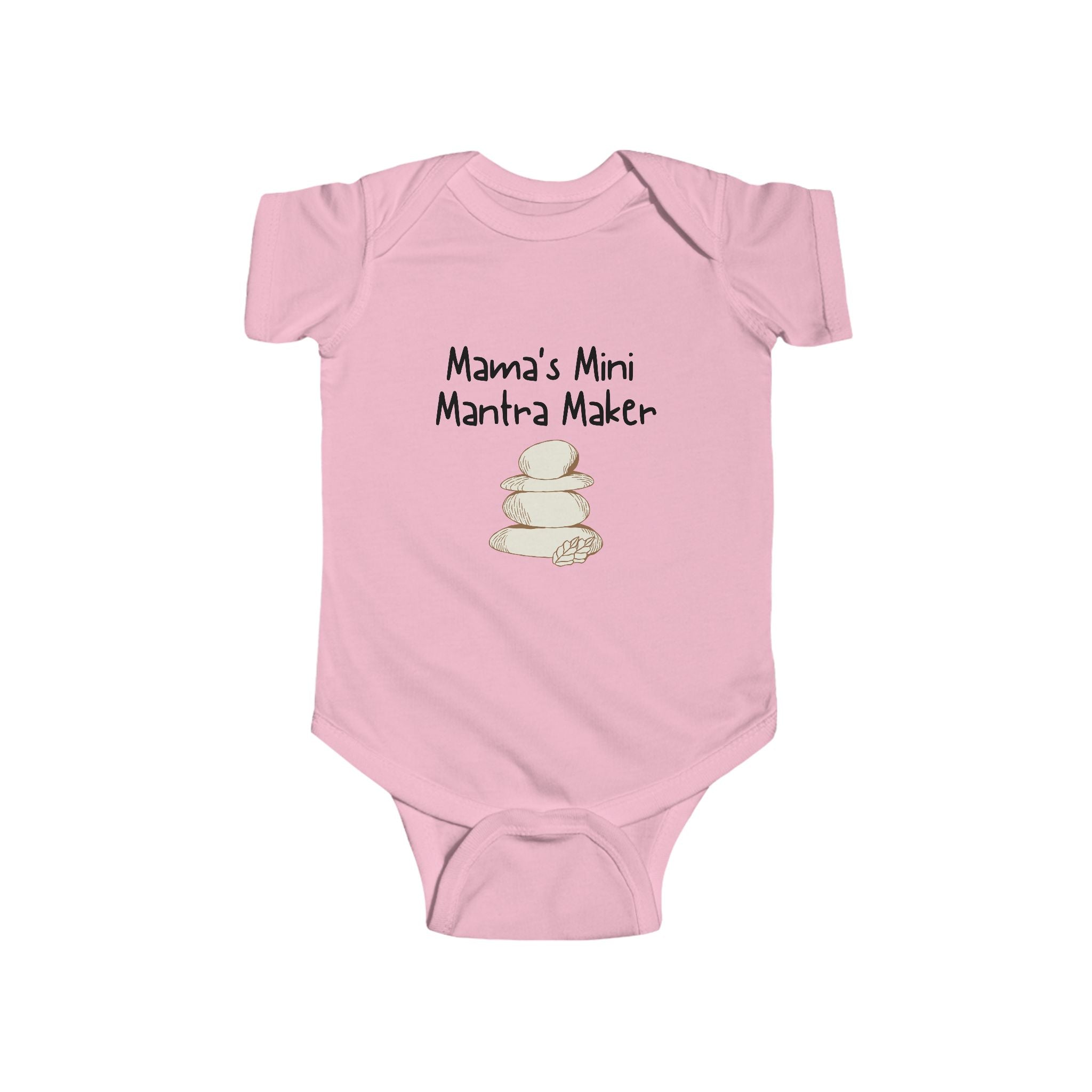Mama's Mini Mantra Maker - Yoga baby bodysuit