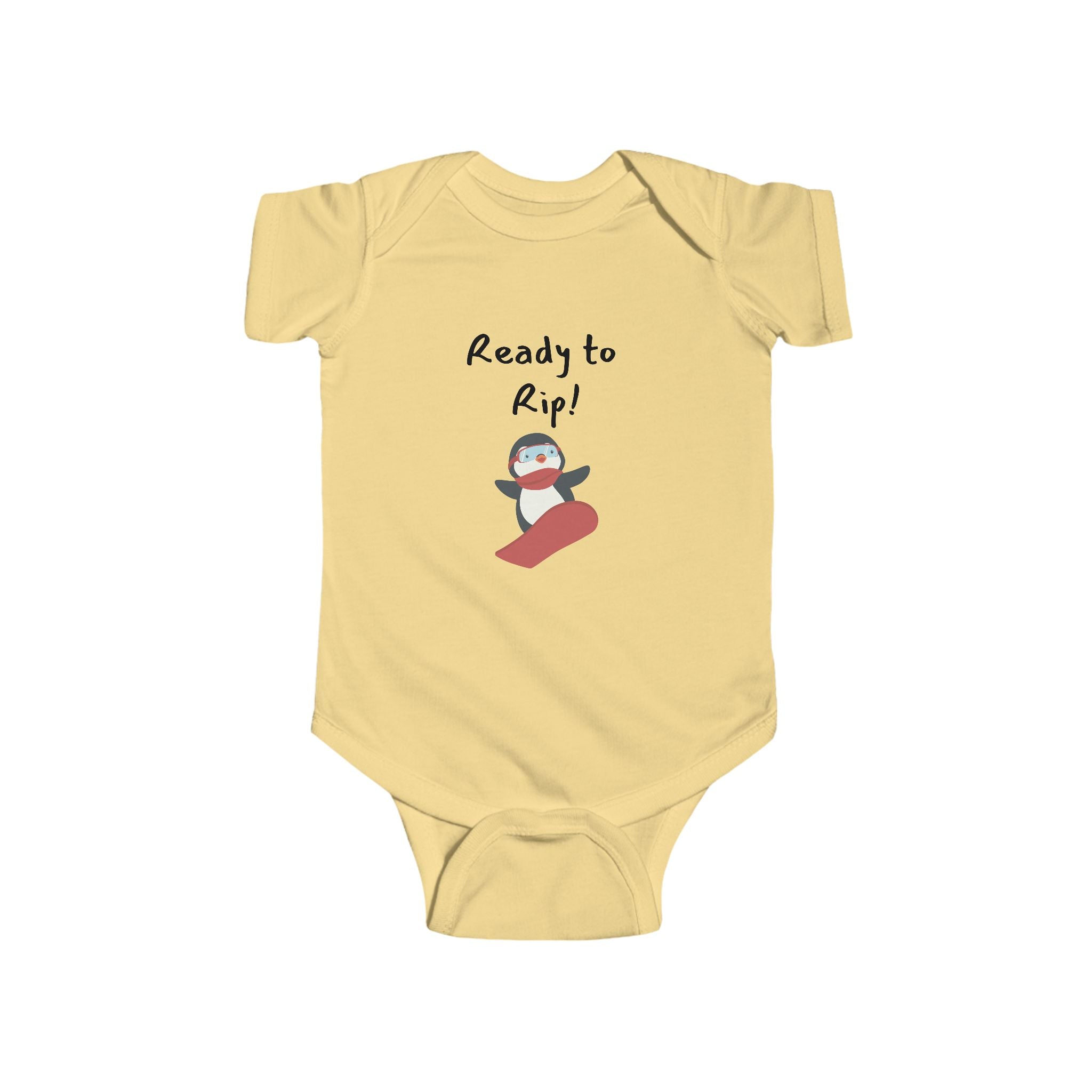 Ready to Rip - Snowboard baby bodysuit