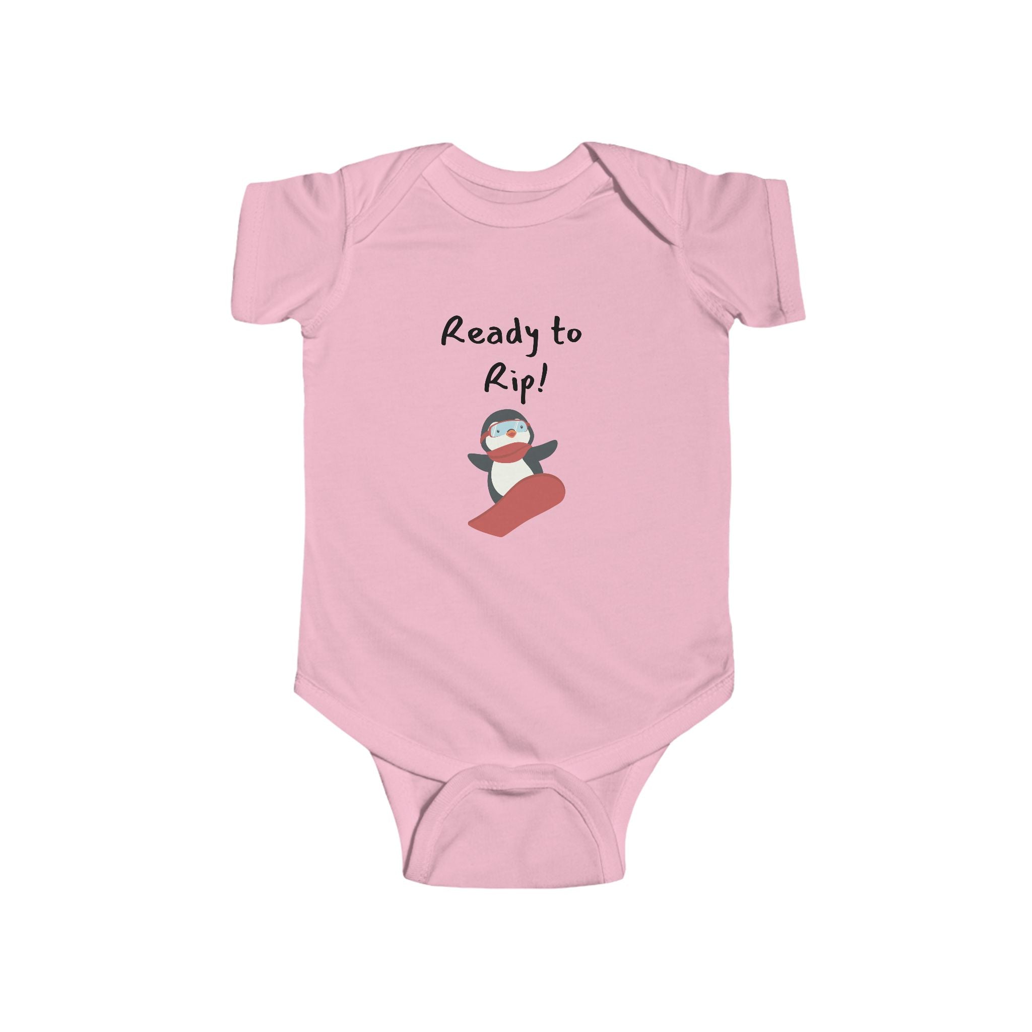 Ready to Rip - Snowboard baby bodysuit