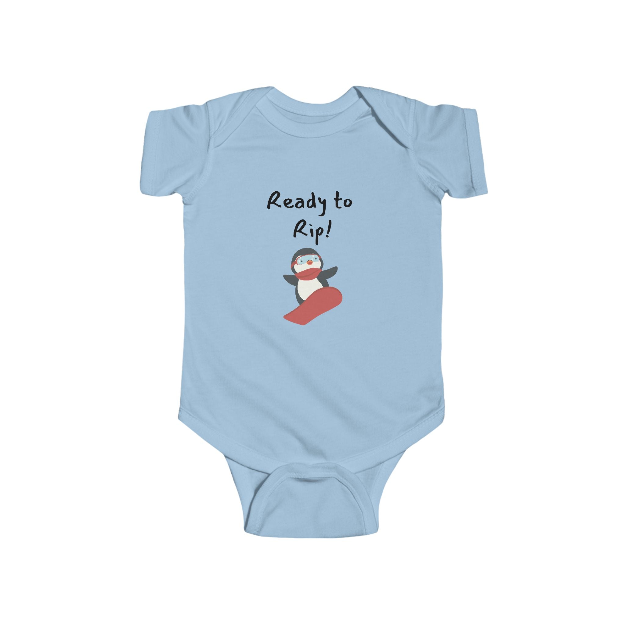 Ready to Rip - Snowboard baby bodysuit