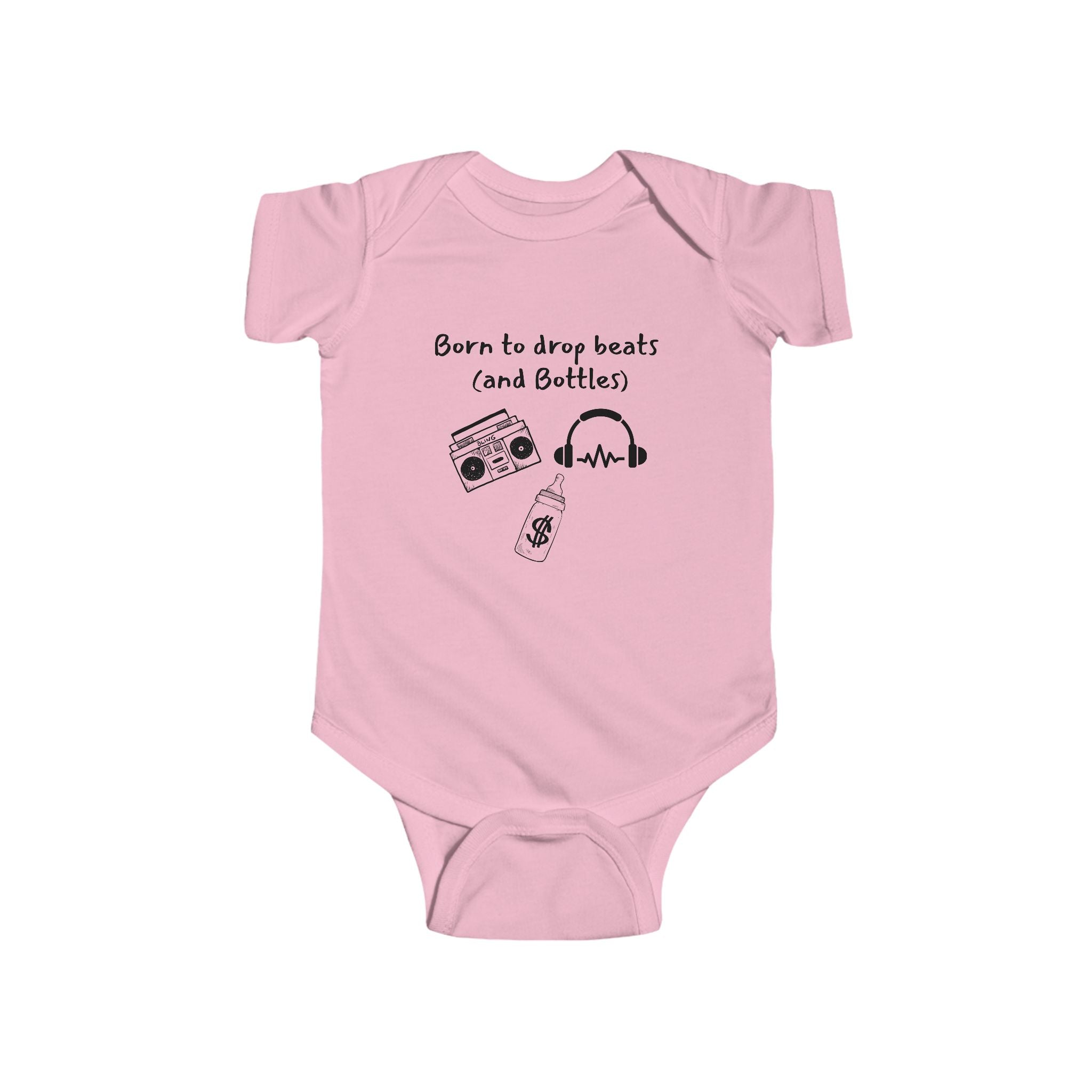 Born to drop beats - Rap DJ baby bodysuit