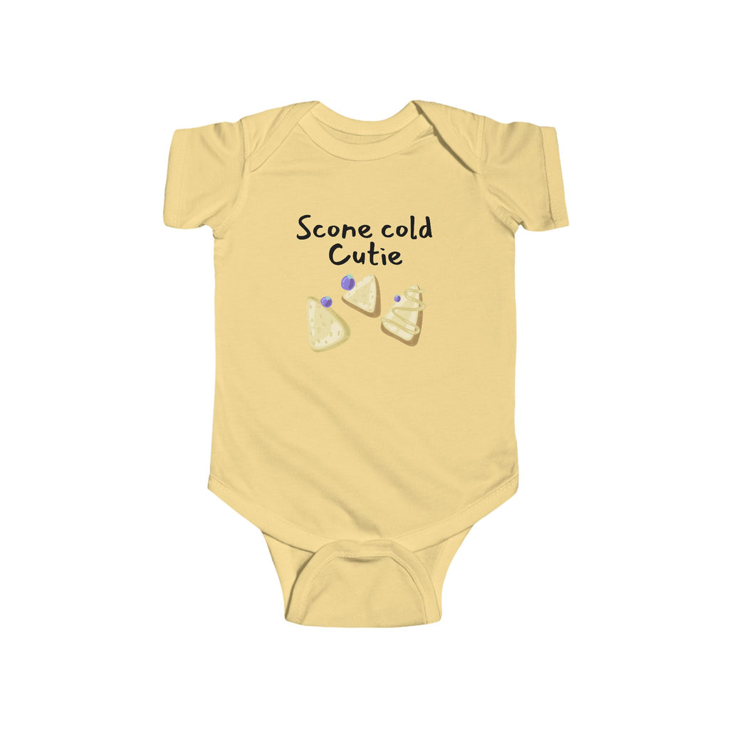 Scone Cold Cutie - Baker baby bodysuit