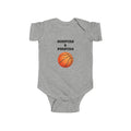 Hooping & Pooping - Basketball baby bodysuit